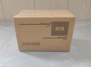 محل درج آدرس فرستنده و گیرنده در کارتن پستی سایز یک