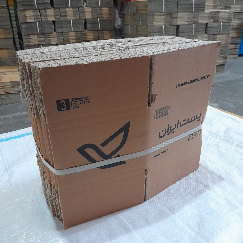 کارتن پستی سایز 3 دارای چاپ