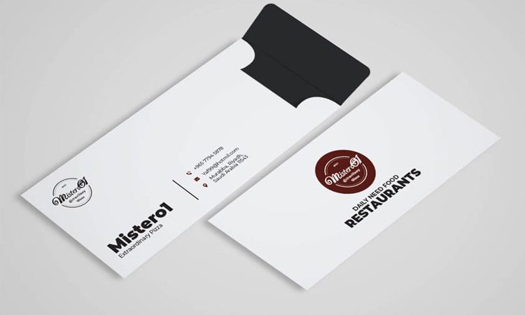 آیا امکان چاپ متن و لوگو بر روی درب یا پشت پاکت پستی وجود دارد؟