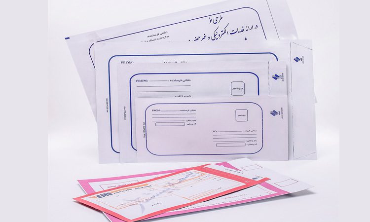 آیا امکان چاپ متن و لوگو بر روی درب یا پشت پاکت پستی وجود دارد؟