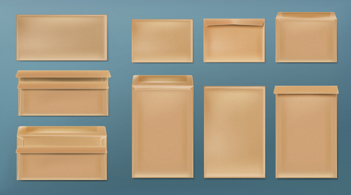 پاکت پستی متالایز مات یا براق؟