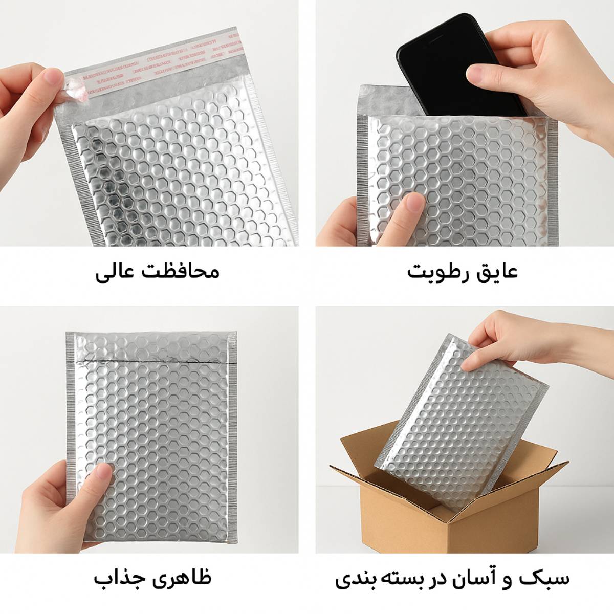 مزایای استفاده از پاکت پستی متالایز در بستهبندی
